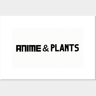 I love anime and plants Posters and Art